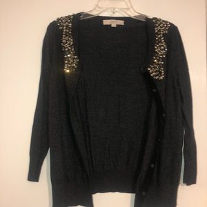 loft beaded cardigan